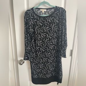 Michael Kors Black Shift Dress L
